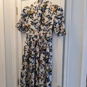 DVF women's cotton midi dress